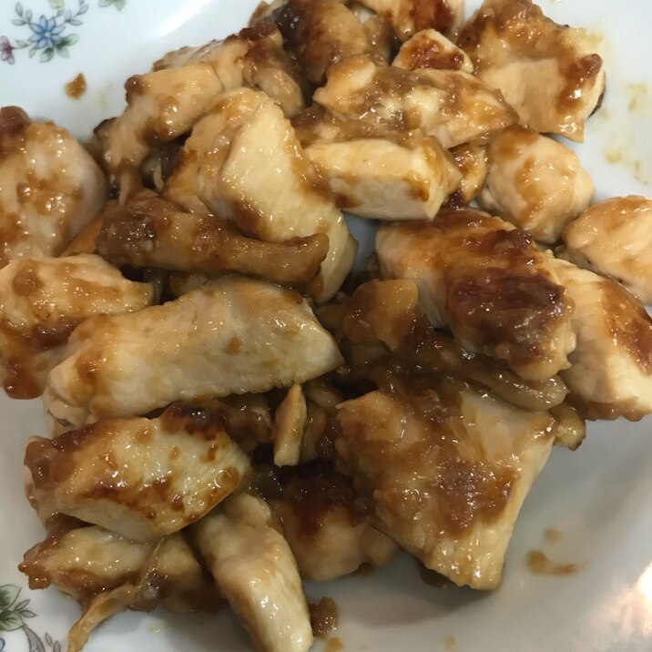 コロコロ可愛い鶏胸肉の生姜焼き